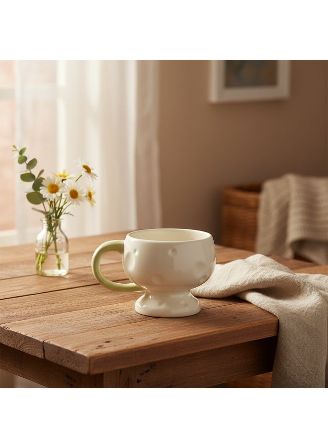 Akdc Ceramic Mug 375Ml Off White/Green - Image 2