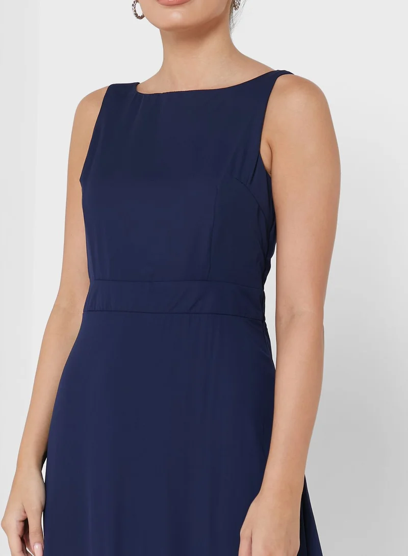 boohoo Knitted Square Neck Dress
