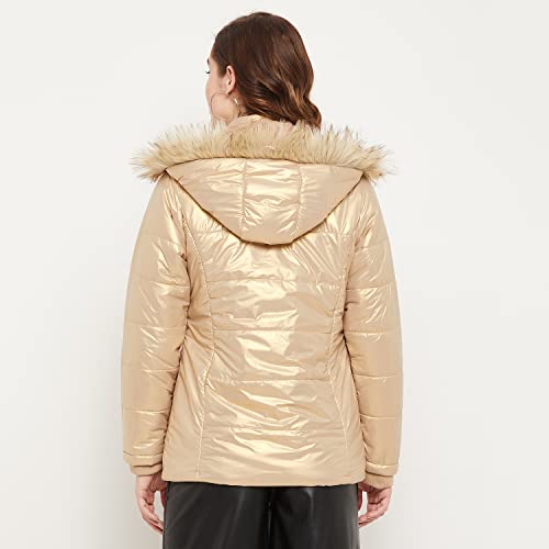 Duke Stardust Women Full Sleeve Jacket (SDZ1936_Rose Gold_M) - Image 3