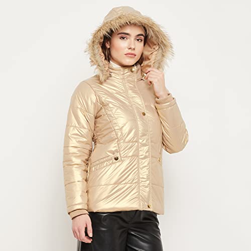 Duke Stardust Women Full Sleeve Jacket (SDZ1936_Rose Gold_M) - Image 2