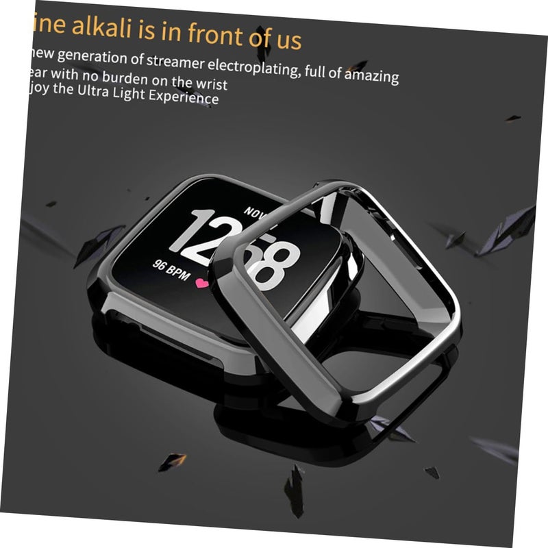 2Pcs TPU Full Cover Protective Case For Watch Shockproof Scratch Resistant - Image 3