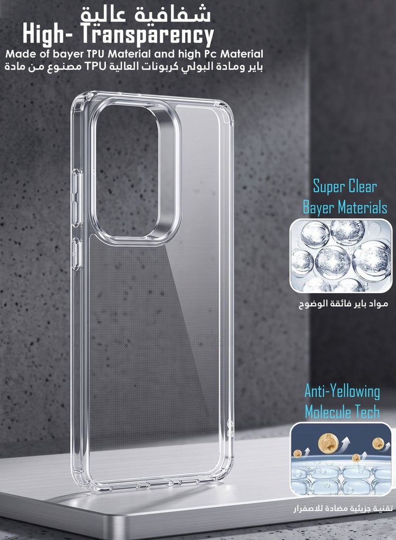 Samsung Galaxy S26 Ultra Premium Case | Premium Silicone Case Cover Designed for Samsung Galaxy S26 Ultra |Samsung Galaxy S26 Ultra Case Camera and Drop Protection Thin Protective Back Cover Case for Samsung Galaxy S26 Ultra - Clear - Image 5