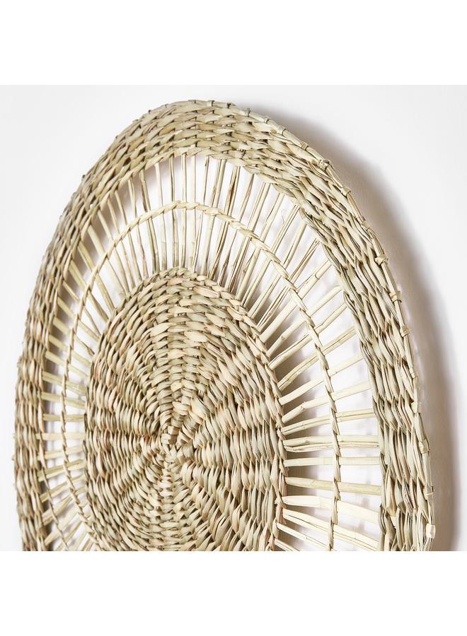 زبون ديكورات حائط، مجموعة من 3 قطع، مصنوعة يدويًا من نبات القصب - Image 2