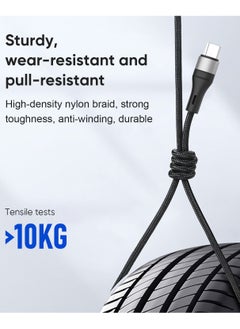 DOIT 3A Nylon Braided Charging/Data Cable [USB to Micro], Fast Data Transmission Sync & Charging Speed upto 480mbps, Universal Compatibility|Strong, Durable and Anti-Winding Cable [150 cm]  - Image 3