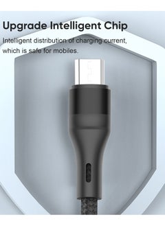 DOIT 3A Nylon Braided Charging/Data Cable [USB to Micro], Fast Data Transmission Sync & Charging Speed upto 480mbps, Universal Compatibility|Strong, Durable and Anti-Winding Cable [150 cm]  - Image 4