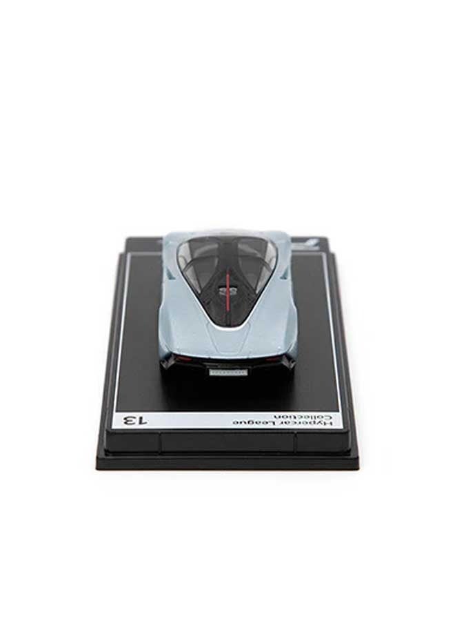PosterCars - 1:64 Scale McLaren Speedtail (Speedtail Silver) Hypercar League Collection, Diecast Models - Image 3