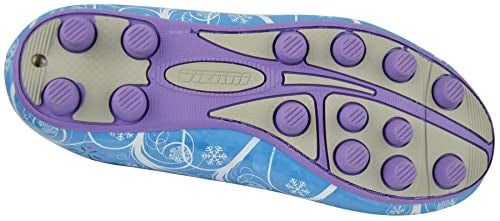 Vizari Frost Firm Ground Soccer Shoes for Youth | Graphic Football Shoes for Kids with Comfort & Padded Linings | Durable Cleats for Boys & Girls Perfect for Outdoor Play Blue/Purple - Image 5