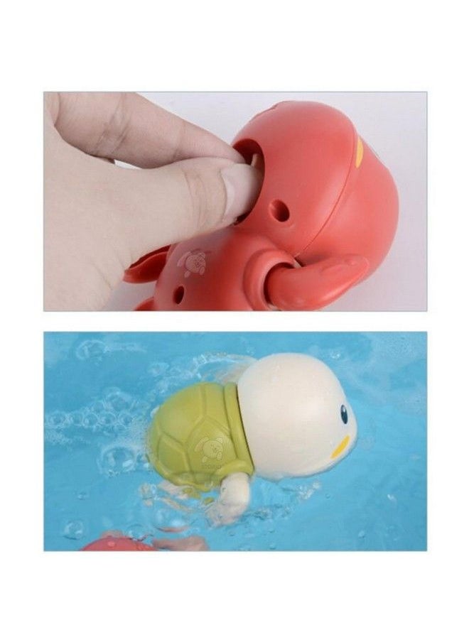 Storio - Cute Swimming Baby Water Bath Toys For Toddlers ; Turtle Toy ; 13 Floating Wind Up Toys For 1 2 3 4 5 Year Old Boy Girl New Born Baby Bathtub Water Toys Preschool Toddler Pool Toys - Image 1