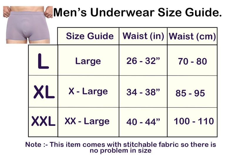 ASJAR Ultra-Soft Material Trunks for Men| Ice-Silk Short | Underwear | Multi-Colored.(Pack of 1) Multicolour - Image 5
