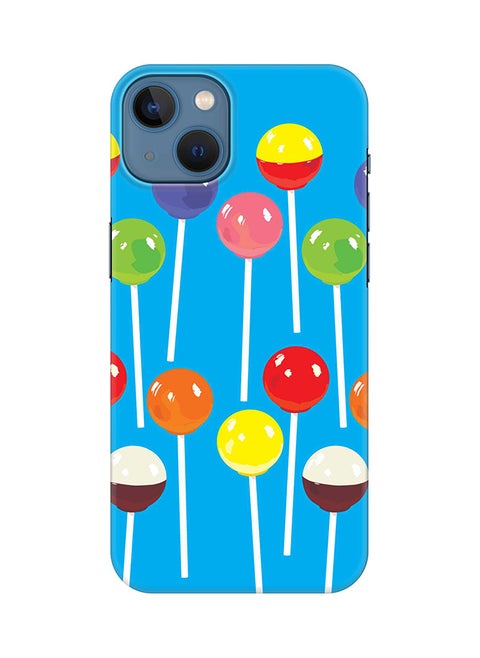 Case for Apple iPhone 14 Plus Case Slim Snap Classic Series Mobile Cover Hard PC Shield Matte Finish Print - Lollipop Loops