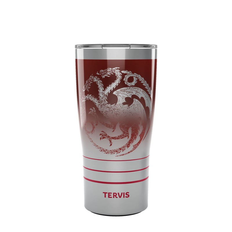 Tervis Traveler Game of Thrones Mother of Dragons Triple Walled Insulated Tumbler Travel Cup Keeps Drinks Cold Hot 20oz Stainless Steel