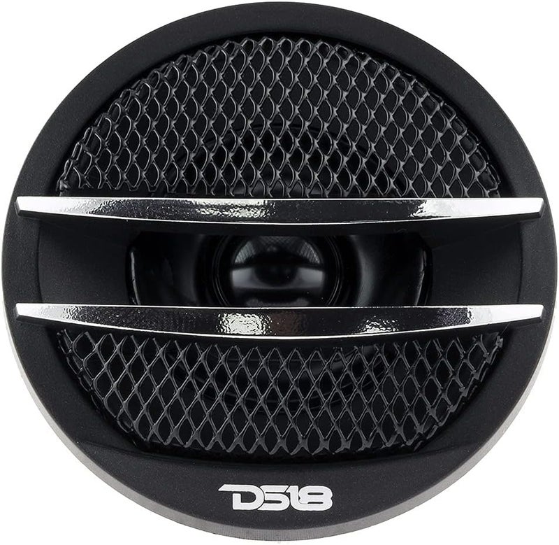 DS18 TX1S Tweeter X1 1.38-inch 200 Watts Max Pei Dome Ferrite Tweeters with Mounting Kit Angle, Flush, & Surface - Set of 2 (Black/Silver) - Image 5