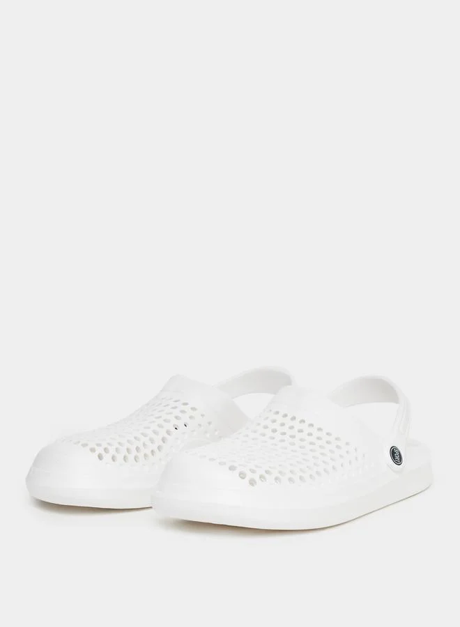 Take Two Take Two Solid Slip On Heel Strap Clogs