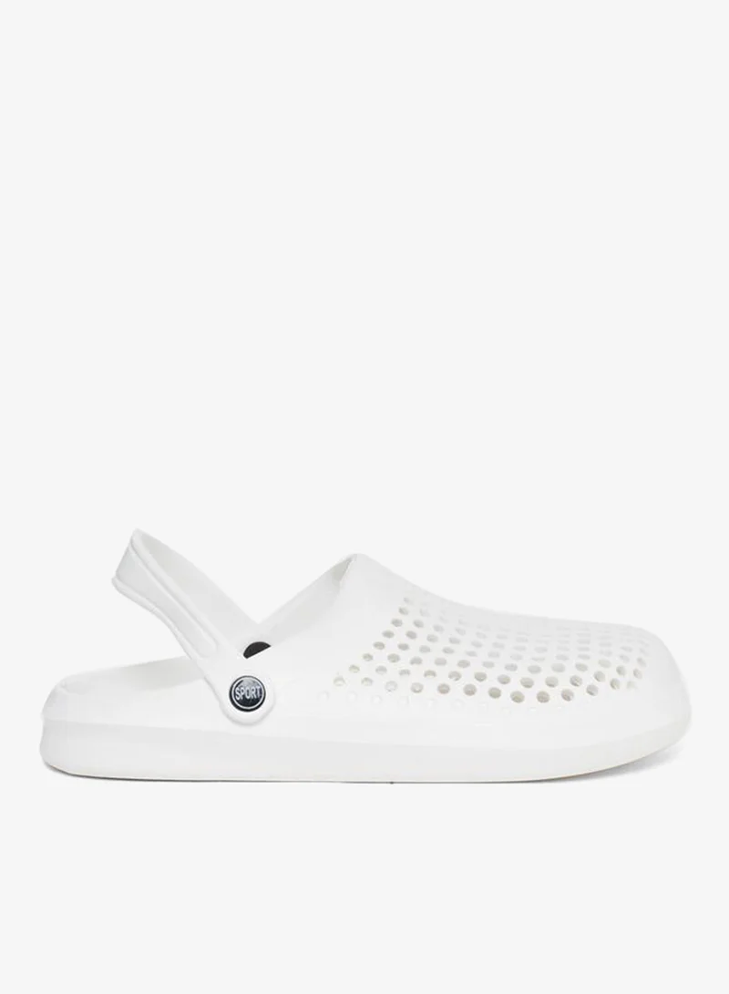 Take Two Solid Slip On Heel Strap Clogs