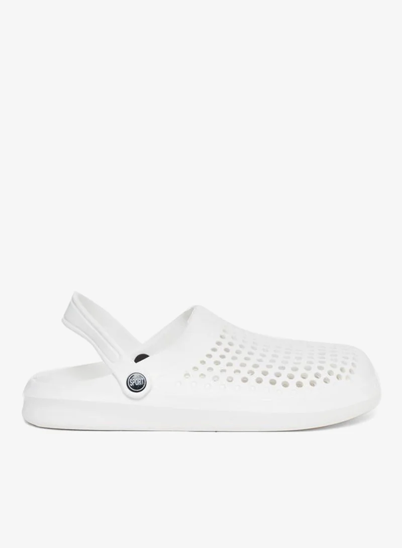 Take Two Solid Slip On Heel Strap Clogs