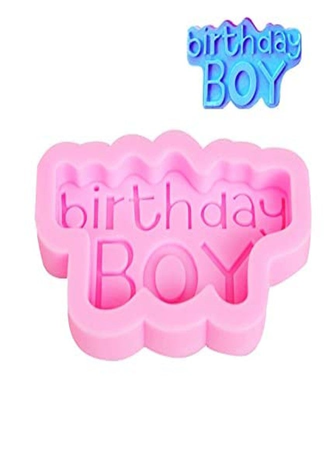 MATIN IMPEX 3D Silicone Mold Happy Birthday Boys Molds for Chocolate Cake Decorative Fondant Mould Baking Decorating Tools (CFM139) - Image 4