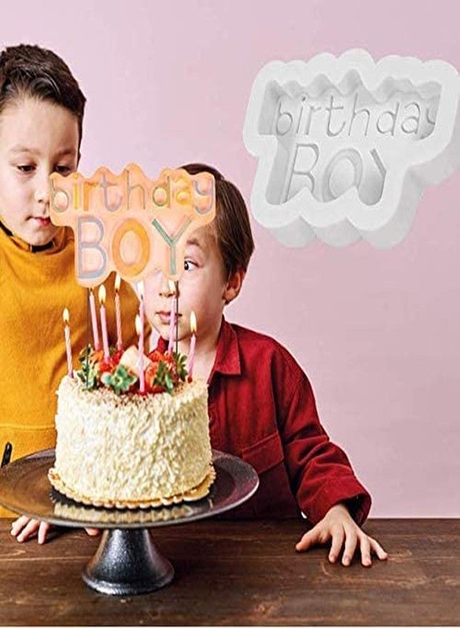 MATIN IMPEX 3D Silicone Mold Happy Birthday Boys Molds for Chocolate Cake Decorative Fondant Mould Baking Decorating Tools (CFM139) - Image 5