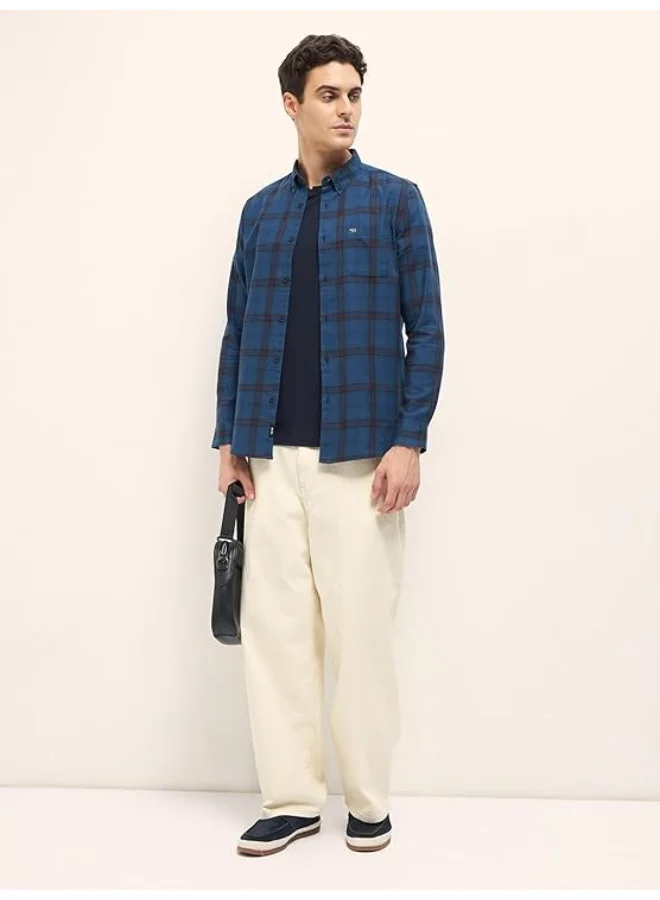 THE BEAR HOUSE Men’s Long Sleeve Shirt – Classic, Comfortable and Stylish Essential for Work, Travel or Casual Outings