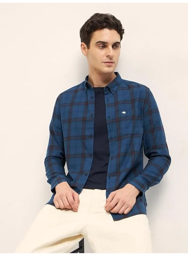 THE BEAR HOUSE  Men’s Long Sleeve Shirt – Classic, Comfortable and Stylish Essential for Work, Travel or Casual Outings for Men | Best Price UAE