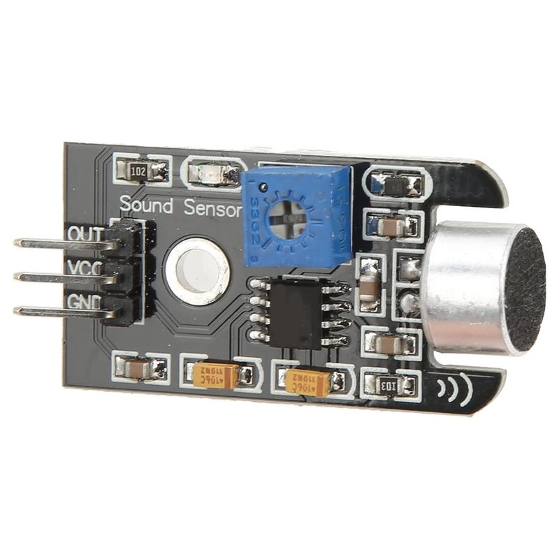 High Sensitivity Adjustable Gain Microphone Sound Sensor Module 5V Analog Output Voice Detection - Image 1