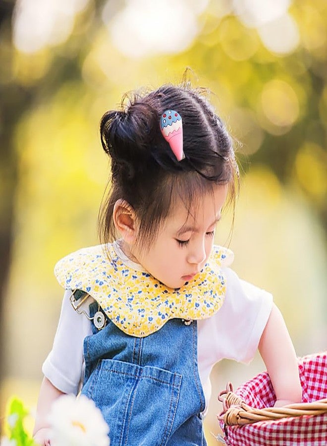DHANABAPA Cute Cartoon Hair Clips for Girls, Colorful Animal, Fruit & Rainbow Designs, Fun Kids Hair Accessories for Daily or Parties, Adorable Hairpins with Bunny, Strawberry, (10 Pcs - Multi Design) - Image 3