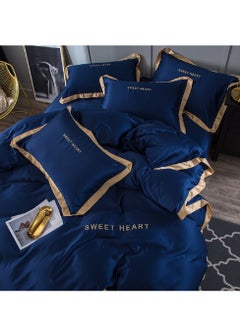 Sharpdo Four-piece Set Of Washed 2.2M bed Silk Ice Silk 220*240cm  - Image 5