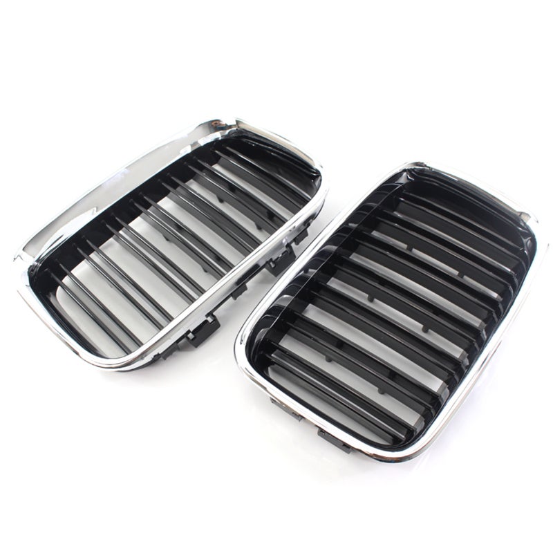 Front Kidney Grille: Gloss Black, Lightweight Durable ABS Plastic - No Cutting No Drilling Installation for BMW E36 - Image 5