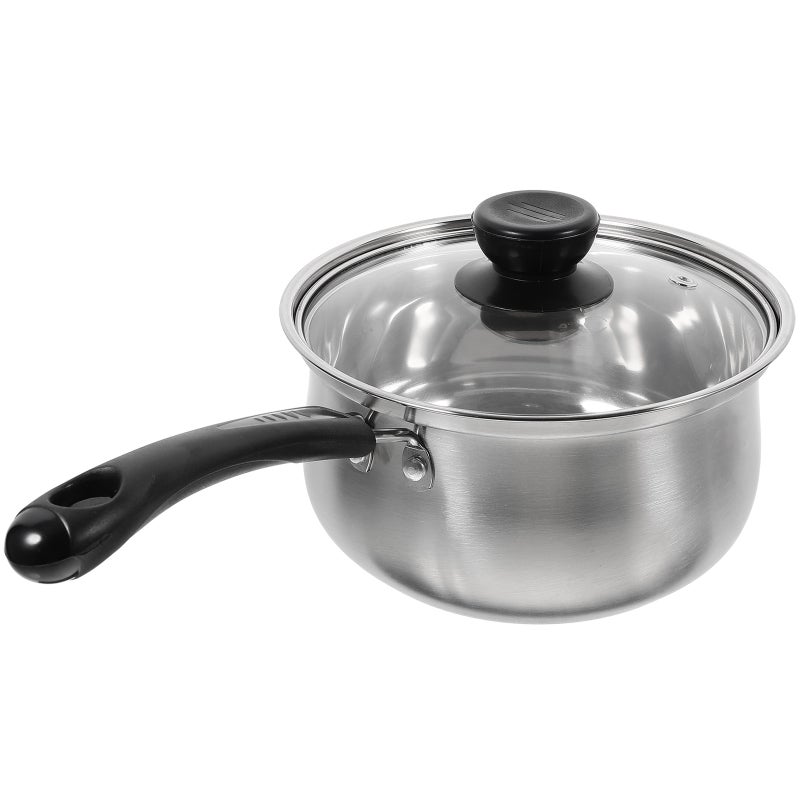 1Pc Sauce Pan Stainless Steel Saucepan Baby Food Cooking Pot Kitchen Cookware - Image 1