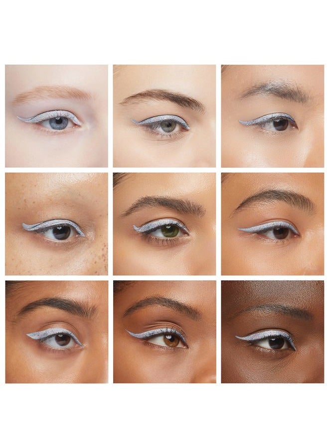 Erinde ظلال عيون سائلة لامعة وكحل، مكياج كوري، قطرة دمعة، لامع معدني، خفيف الوزن، مقاوم للماء وطويل الأمد، لاصق لامع فضفاض لمكياج عيون لامعة كريستالية لعيد الميلاد، لامع ملون - Image 4