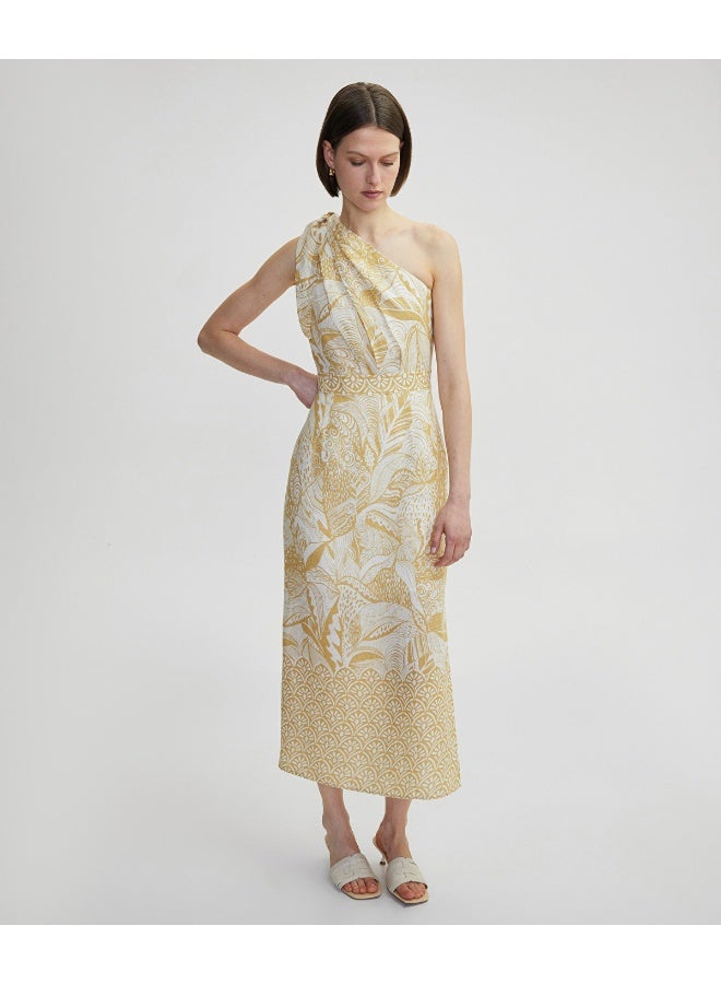 Ipekyol Asymmetric Linen Dress  - Image 1