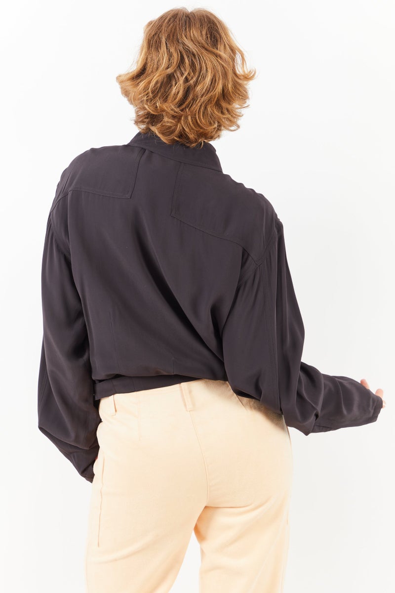 Strenesse Women Solid Soft Shell Jacket, Black - Image 2