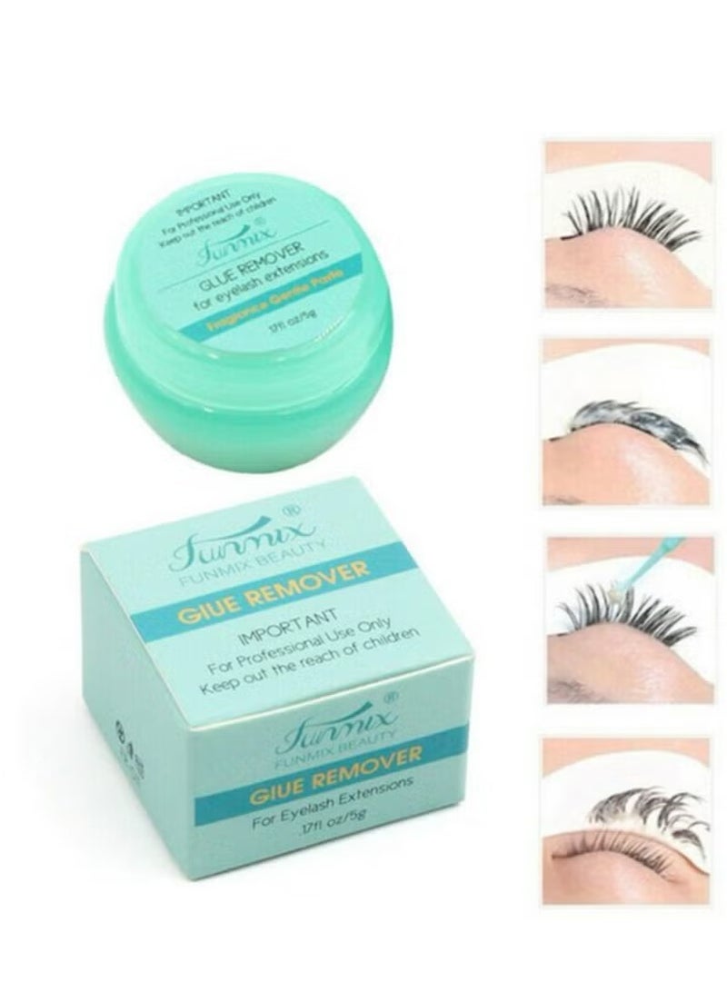 Eyelash Adhesive Remover Cream, Eyelash Extension Remover,Portable Eyelashes Grafting Eyelash Extension Glue Remover Adhesive Gel Removing Cream - Image 1