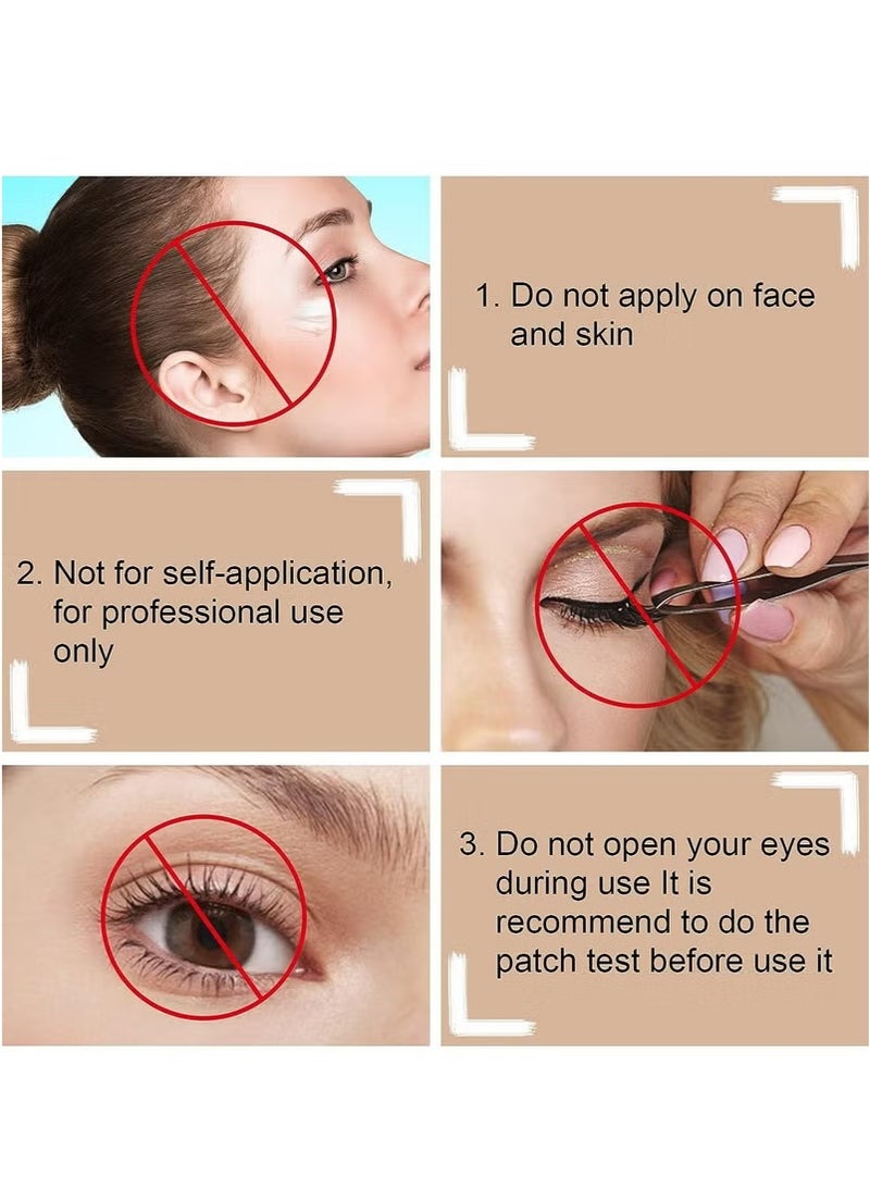 Eyelash Adhesive Remover Cream, Eyelash Extension Remover,Portable Eyelashes Grafting Eyelash Extension Glue Remover Adhesive Gel Removing Cream - Image 3