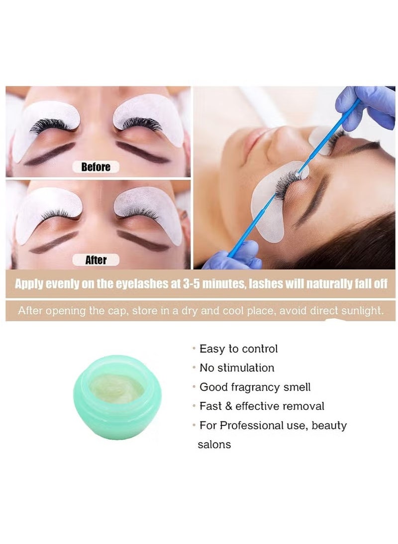 Eyelash Adhesive Remover Cream, Eyelash Extension Remover,Portable Eyelashes Grafting Eyelash Extension Glue Remover Adhesive Gel Removing Cream - Image 2