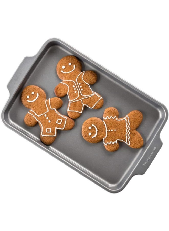 KitchenAid Nonstick Aluminized Steel Cookie Sheet Grey 33 x 22.5cm CC003300-001 - Image 3