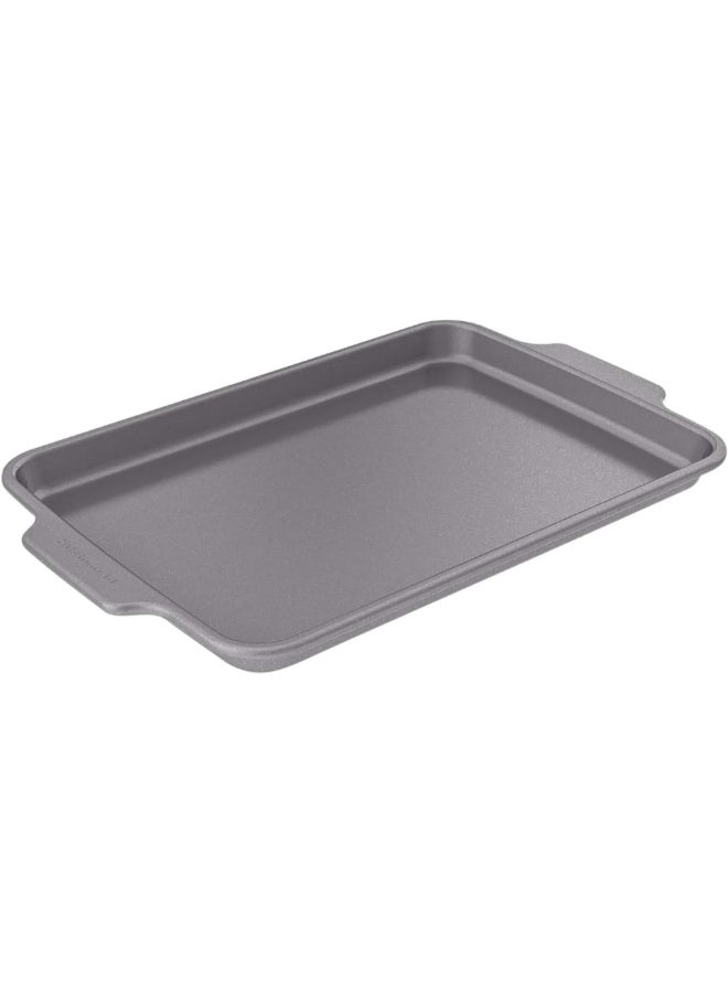 KitchenAid Nonstick Aluminized Steel Cookie Sheet Grey 33 x 22.5cm CC003300-001 - Image 1