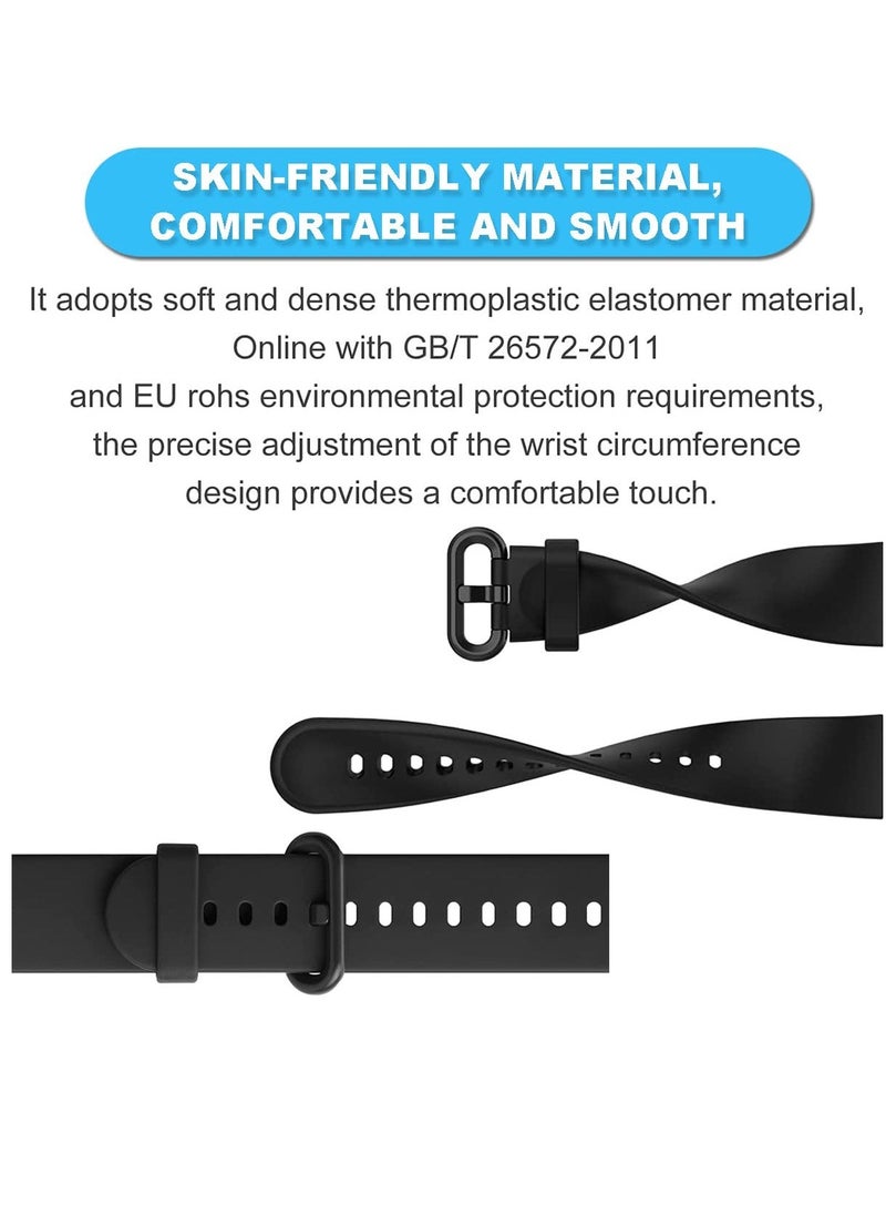 6 Pieces Straps Compatible With Xiaomi Redmi Watch Lite 2, Colorful Silicone Strap Replacement For Xiaomi Mi Watch Lite 2 And Redmi Watch Lite 2 - Image 3