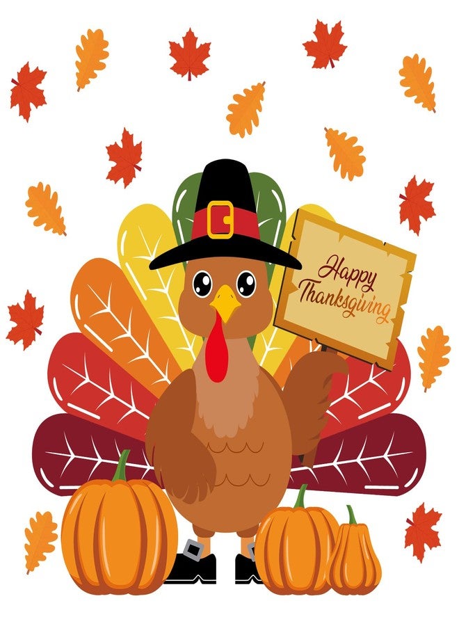 Hedeey Turkey Bulletin Board Decoration Set Thanksgiving Turkey Crafts Kits DIY Printed Paper Turkey Cutouts Thanksgiving Decor for Home Party Decoration School Activities 30 Inch Tall - 34Pieces - Image 1