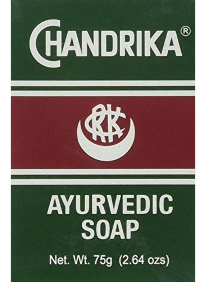 Chandrika صابون بار 2.64 أونصة، 75 جرام (4 عبوات)