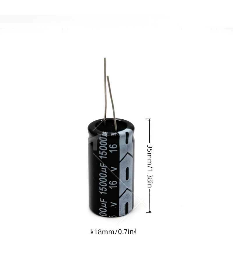 16V 470uF 8X12MM High Frequency Electrolytic Capacitor 20 Pieces Through Hole - Image 2