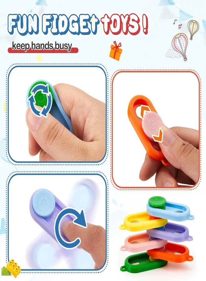 WinnerWhy 6 Pcs Sensory Fidget Magnet Stress Relief Fidget Adults 3D Printed Magnetic Haptic Sensory Slider for Anxiety ADHD Autistic for Prize Travel Gift - Image 3