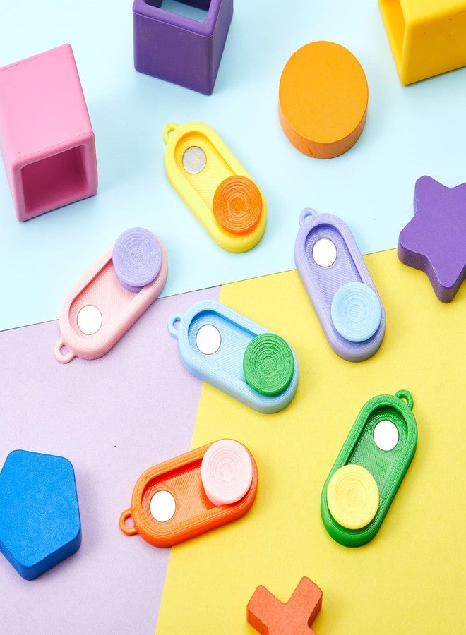 WinnerWhy 6 Pcs Sensory Fidget Magnet Stress Relief Fidget Adults 3D Printed Magnetic Haptic Sensory Slider for Anxiety ADHD Autistic for Prize Travel Gift - Image 4