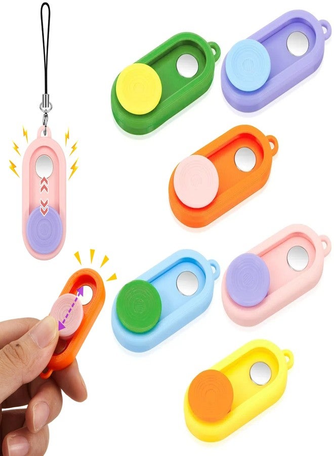 WinnerWhy 6 Pcs Sensory Fidget Magnet Stress Relief Fidget Adults 3D Printed Magnetic Haptic Sensory Slider for Anxiety ADHD Autistic for Prize Travel Gift - Image 1