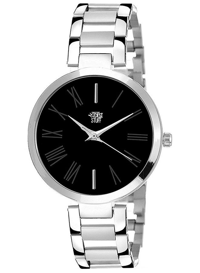 SWADESI STUFF Black Dial Watch For Women & Girls - Analogue, Stainless Steel - Image 1