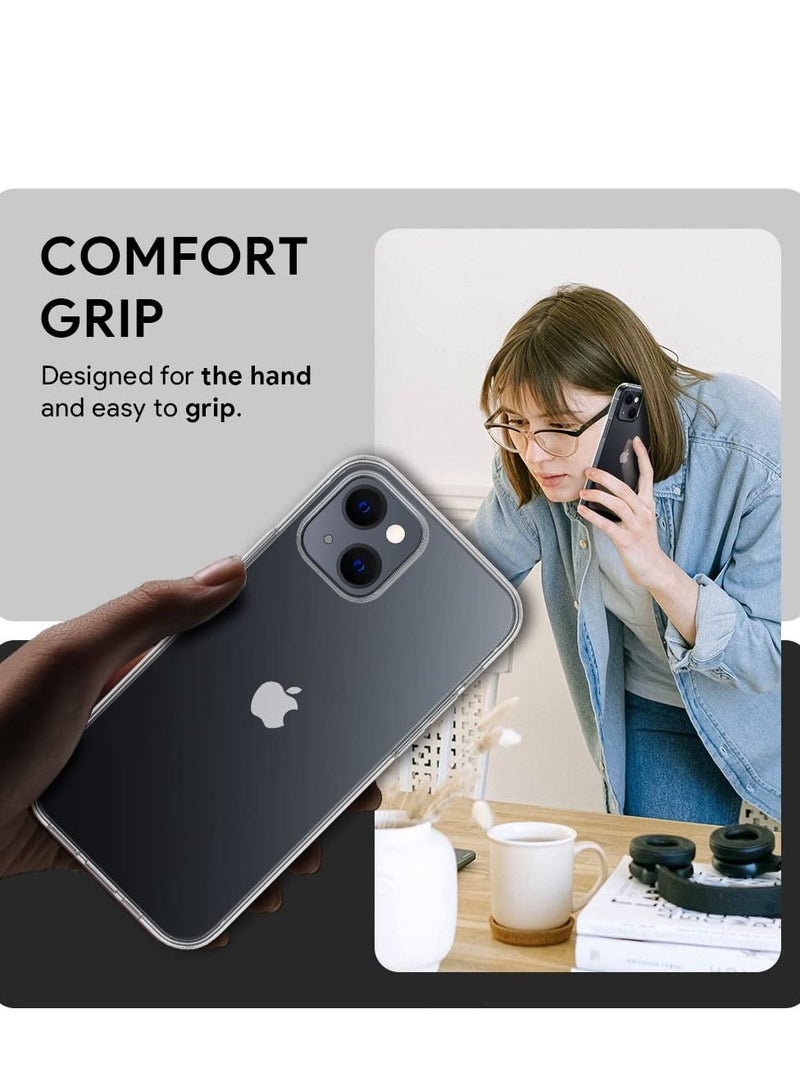 حومة جراب iPhone 14 مقاس 6.1 بوصة مضاد للاصفرار ناعم من الخلف حماية رفيعة جدًا ومضادة للسقوط ومضادة للصدمات متوافقة مع غطاء iPhone 14 - Image 2