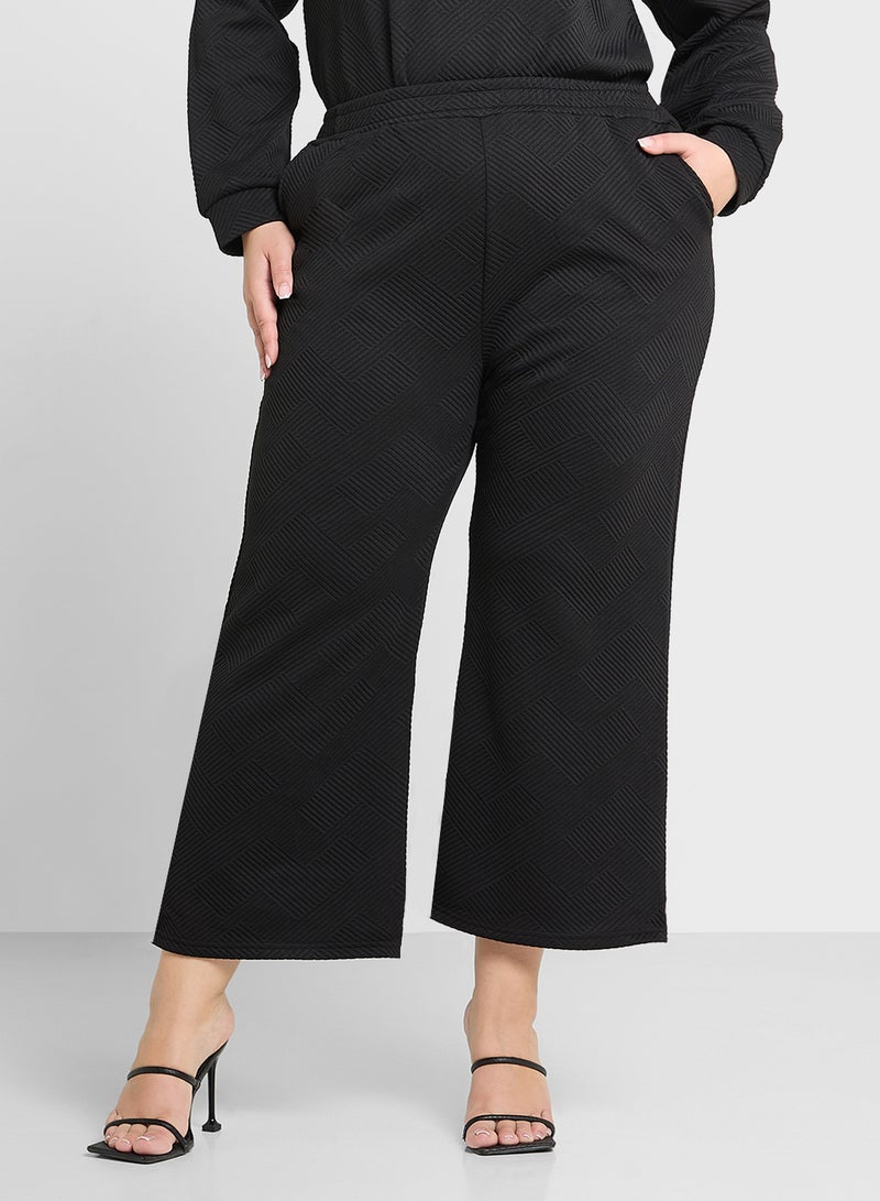 Ginger Plus Polo Neck Ribbed Coord Set - Image 4