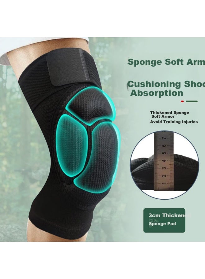 Valsace New Recruit Tactical Crawling Knee And Elbow Pad Set, Kneeling Position Built-in Protective Gear, Pre-enlistment Military Training Anti-collision Protective Equipment - Image 3
