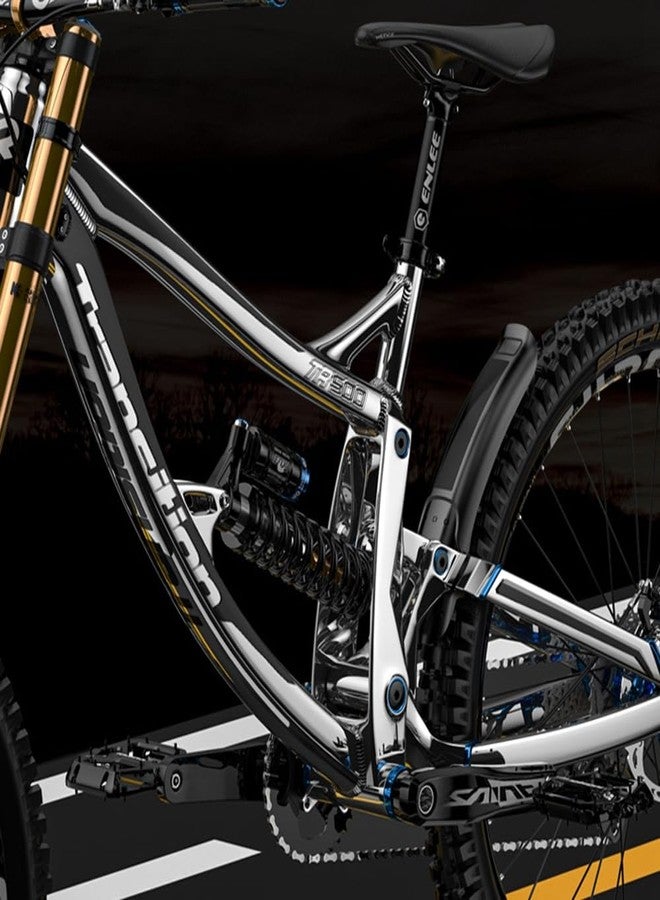 JSCARLIFE Universal MTB Mudguards Set - Adjustable Front/Rear Bicycle Fenders for 20"-29" Wheels, Fat Tire & Gravel Bikes, w/12 Heavy-Duty Zip Ties - Image 3