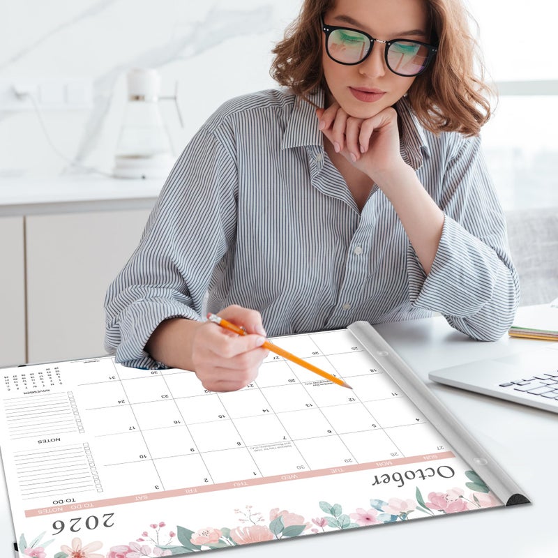 Adronix Desk Calendar 2026-2027 â€“ 22" x 17" Large Desk Calendar Runs From January 2026 to June 2027 - Image 2
