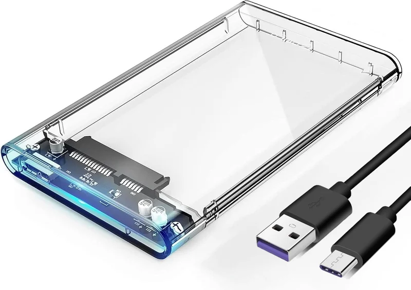 Forzacase Portable High Speed ​​5gbps USB 3.1 Sata 2.5 Inch External Hard Disk Box - FC468